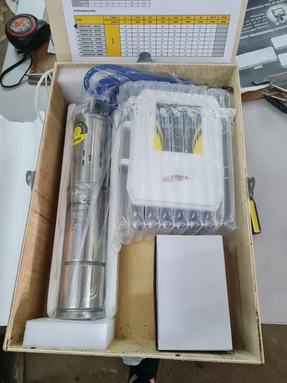 ZENTEC SOLAR PUMP SYSTEM 3HRI 210-80 210W